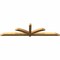 Ekena Millwork Redmond Rough Sawn Timber Gable Bracket, Western Red Cedar, 108"W x 27"H x 4"D x 4"F, 6/12 Pitch GBW108X27X0404RED00RWR - alternate 5